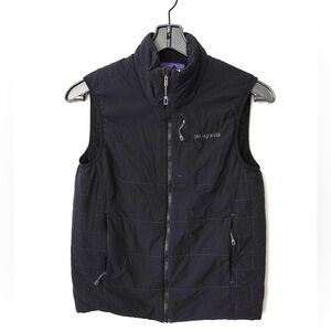 Patagonia Men's Nano Air Insulated Black Vest with Full Zip Size S